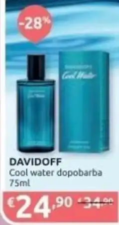 PiùMe DAVIDOFF Cool water dopobarba offerta