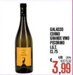 Supermercati EffePiù Galasso Corno Grande Vino Pecorino offerta