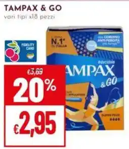 Pan TAMPAX & GO offerta