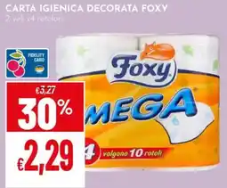 Pan Carta igienica decorata Foxy offerta