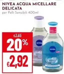 Pan NIVEA ACQUA MICELLARE DELICATA offerta