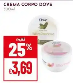 Pan Crema corpo Dove offerta