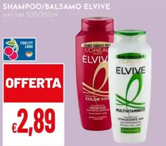 Pan Shampoo/Balsamo Elvive offerta