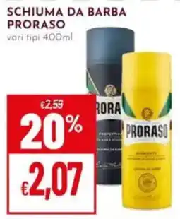 Pan Schiuma da barba Proraso offerta