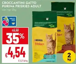 Pan CROCCANTINI GATTO PURINA FRISKIES ADULT offerta