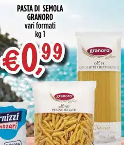 èccoMI Pasta di semola Granoro offerta