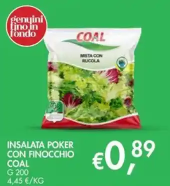 èccoMI INSALATA POKER CON FINOCCHIO COAL offerta