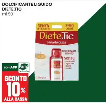 Pam Dolcificante liquido Diete.Tic offerta