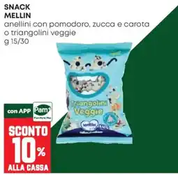 Pam Triangolini Veggie Snack Mellin offerta
