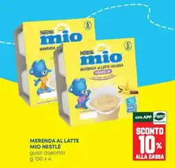 Pam Merenda al latte mio Nestlé offerta
