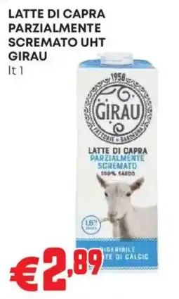 Pam Latte di capra parzialmente scremato UHT Girau offerta