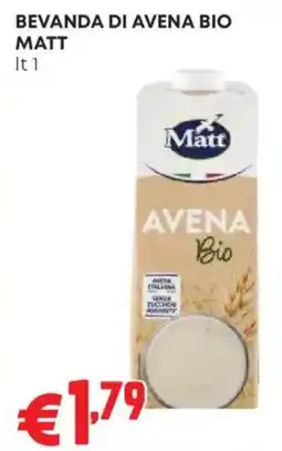 Pam Beverage of oat bio Matt offerta