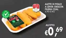 èccoMI Alette di pollo a lenta crescita filiera Coal offerta