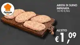 èccoMI Arista di suino impanata offerta