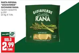 Pam Pasta ripiena "Gioiaverde" Giovanni Rana offerta