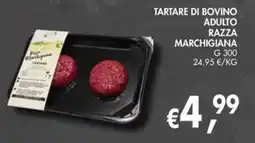 èccoMI Tartare di bovino adulto razza marchigiana offerta