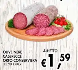 èccoMI OLIVE NERE CASERECCE ORTO CONSERVIERA offerta