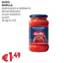 Pam Sugo Barilla pomodoro e datterini offerta