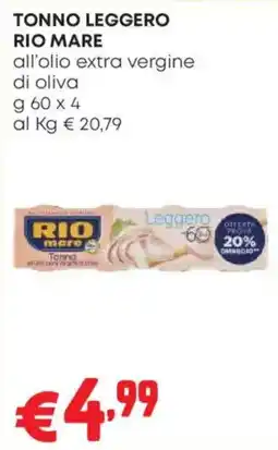 Pam TONNO LEGGERO RIO MARE offerta