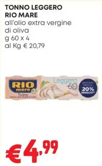 Pam TONNO LEGGERO RIO MARE offerta