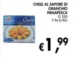èccoMI Chele al sapore di granchio Panapesca offerta