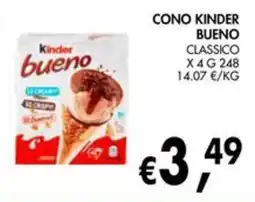èccoMI Cono Kinder Bueno Classico offerta