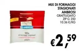 èccoMI Mix di formaggi stagionati AMBROSI offerta
