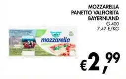 èccoMI Mozzarella Panetto Val Fiorita Bayernland offerta