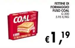 èccoMI Fettine di formaggio fuso Coal offerta