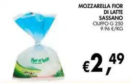èccoMI Mozzarella Fior di Latte Sassano offerta