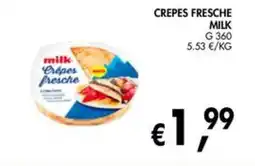èccoMI milk Crêpes fresche offerta