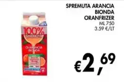 èccoMI Spremuta arancia bionda Oranfrizer offerta
