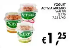 èccoMI YOGURT ACTIVIA MIX&GO offerta