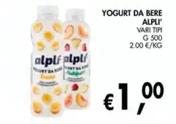èccoMI YOGURT DA BERE ALPLI' offerta