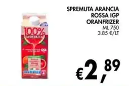 èccoMI Spremuta arancia rossa IGP Oranfrizer offerta