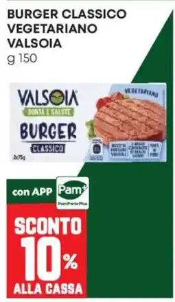 Pam Burger classico Vegetariano Valsoia offerta