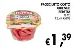 èccoMI Prosciutto cotto julienne Beretta offerta