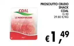 èccoMI Prosciutto Crudo Snack Coal offerta