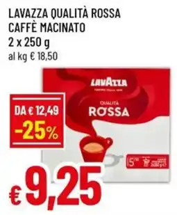 Famila Superstore LAVAZZA QUALITÀ ROSSA CAFFÈ MACINATO offerta