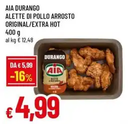Famila Superstore AIA DURANGO ALETTE DI POLLO ARROSTO offerta