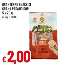 Famila Superstore GranTerre Snack di Grana Padano DOP offerta