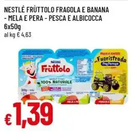 Famila Superstore Nestlé fruttolo fragola e banana offerta