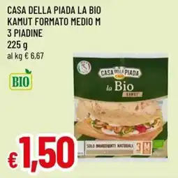 Famila Superstore CASA DELLA PIADA LA BIO KAMUT offerta