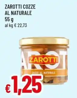 Famila Superstore Zarotti Cozze al Naturale offerta