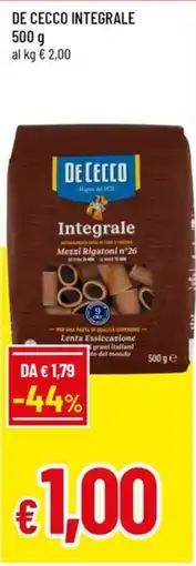 Famila Superstore De Cecco Integrale offerta
