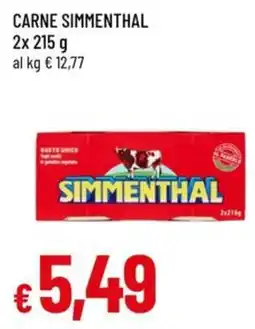 Famila Superstore CARNE SIMMENTHAL offerta