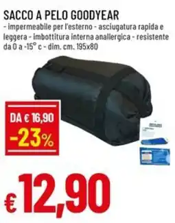 Famila Superstore SACCO A PELO GOODYEAR offerta