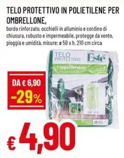 Famila Superstore TELO PROTETTIVO IN POLIETILENE PER OMBRELLONE Este offerta