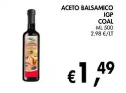 èccoMI Aceto Balsamico IGP Coal offerta