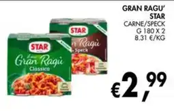 èccoMI Gran Ragu' Star offerta